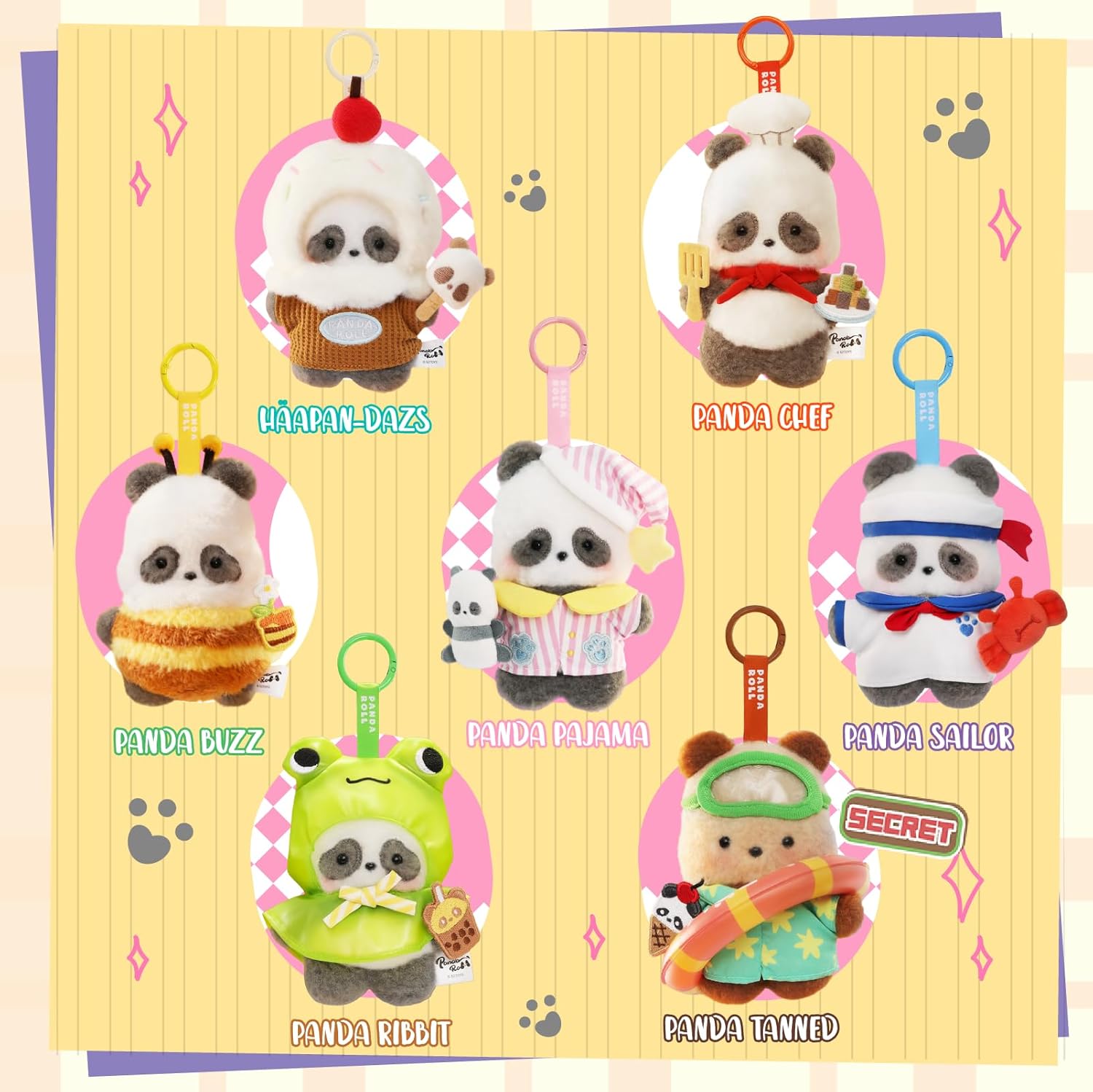 52TOYS Panda Roll Happy Weekend Series Blind Box Stuffed Animal Plush Toy with Soft and Adorable Design, 1PC Perfect for Cuddling, Display, and Unique Posing, Ideal Gift for Panda Enthusiasts