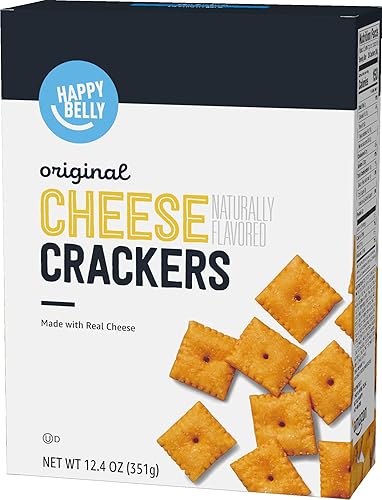 Marca Tienda Happy Belly Original Cheese Crackers, 12.4 onzas