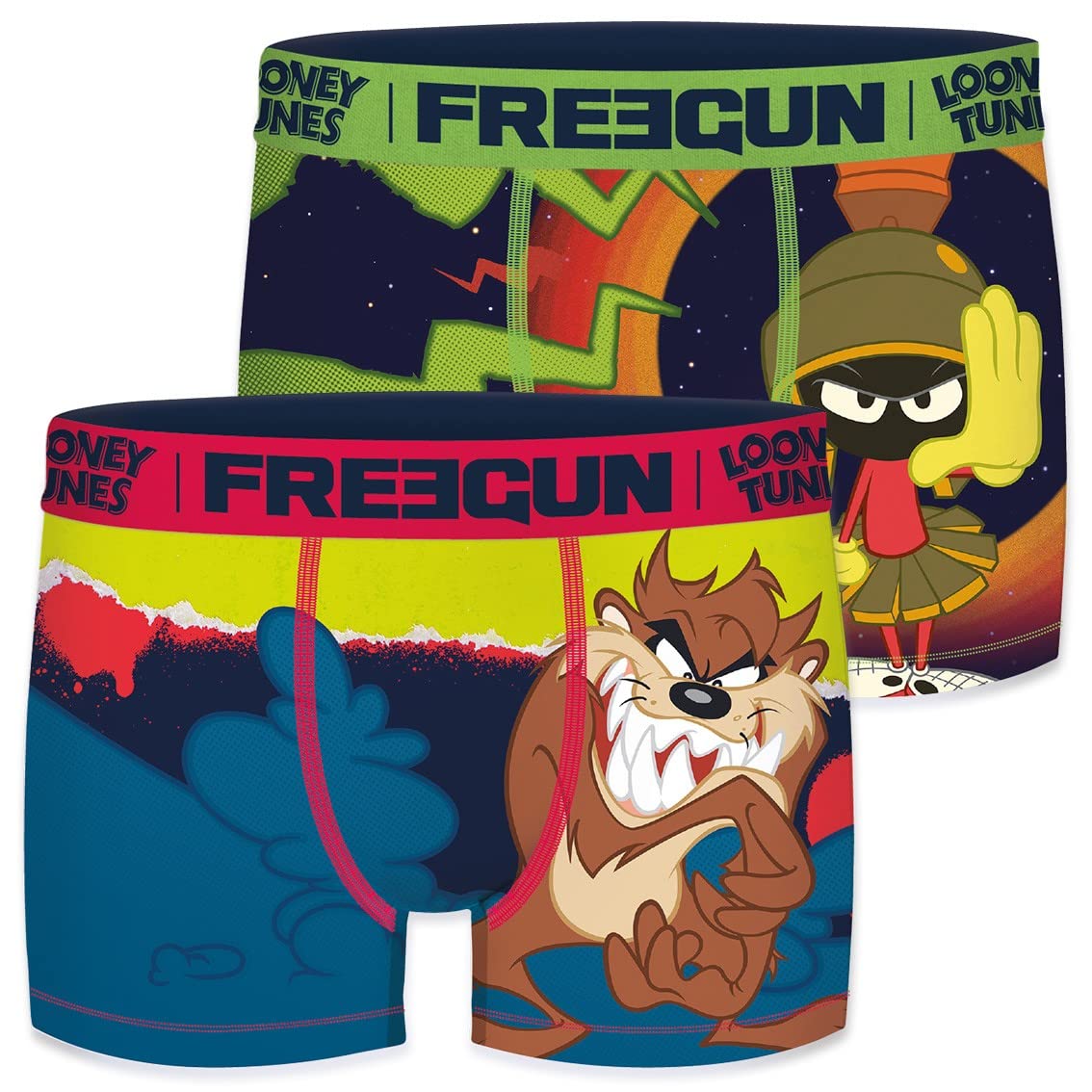 Men's Freegun Boxer Fgloo/1/Bm/Pk2 Underwear