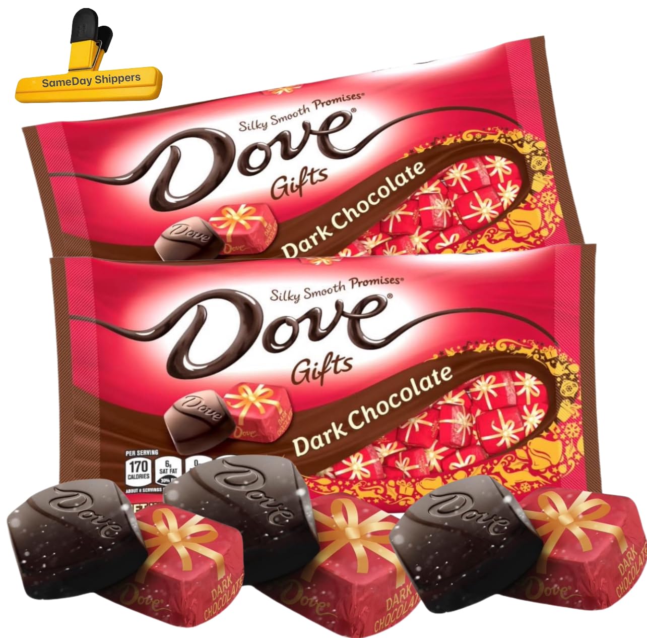DOVE"S CHOCOLATES GIFTS Dove Promises Holiday (Dark