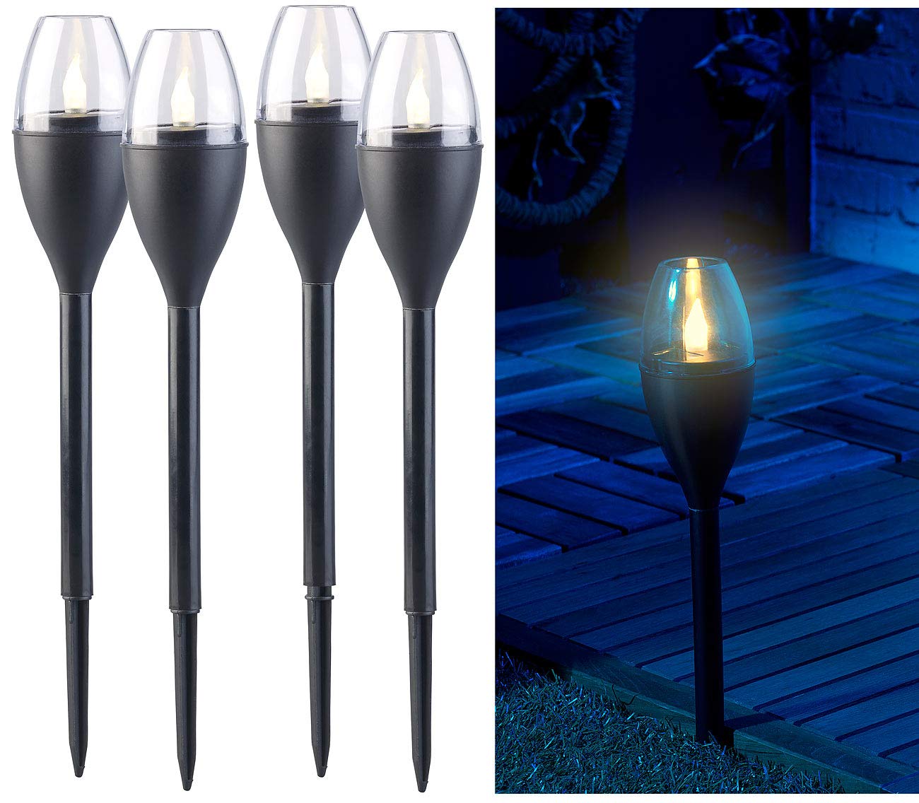 Top 10: Die Beste LED-Fackel Mit Akku, Solar Und Flammeneffekt Im