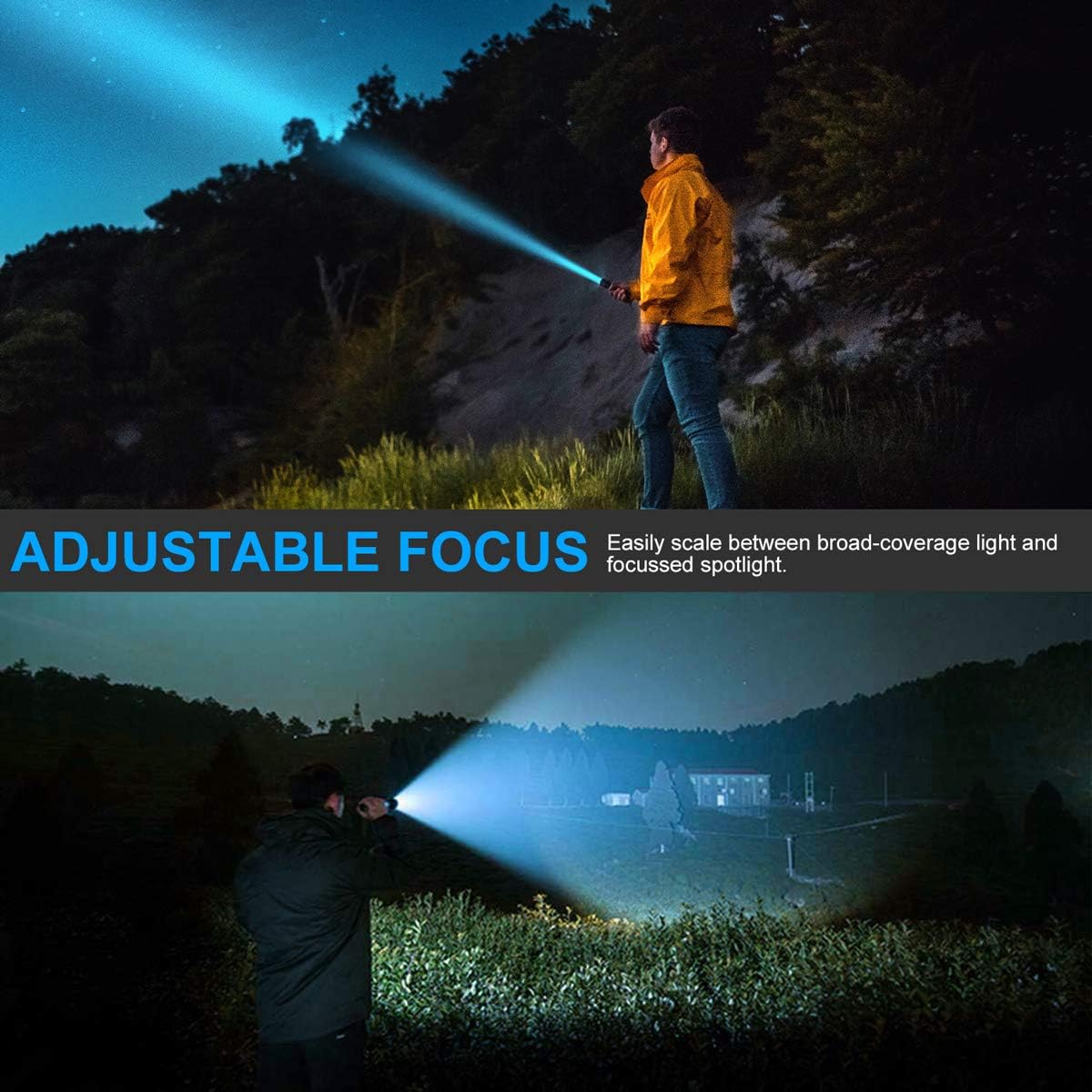 Flahlight Waterproof Flashlight Rechargeable Flashlights Image