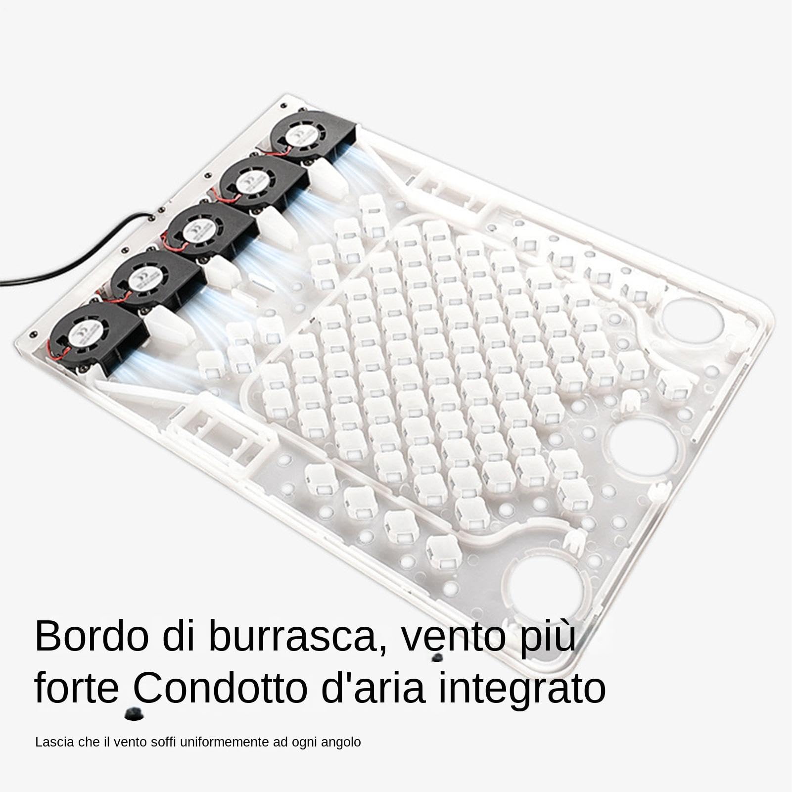 Cuscino del sedile con raffreddamento USB - Cuscino del sedile ventilato per auto, raffreddamento a 5 ventole e design traspirante per l'estate | Flusso d'aria regolabile a 3 velocità, tappetino unive