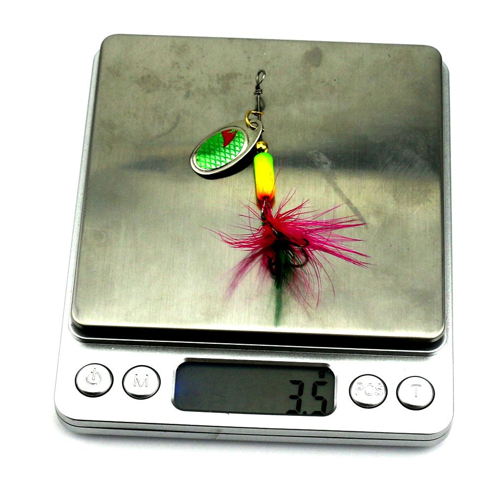 Kit Esche Da Pesca 10 Pezzi - Spinnerbaits Per Trota E Luccio, 5.7 Cm - Foto 2