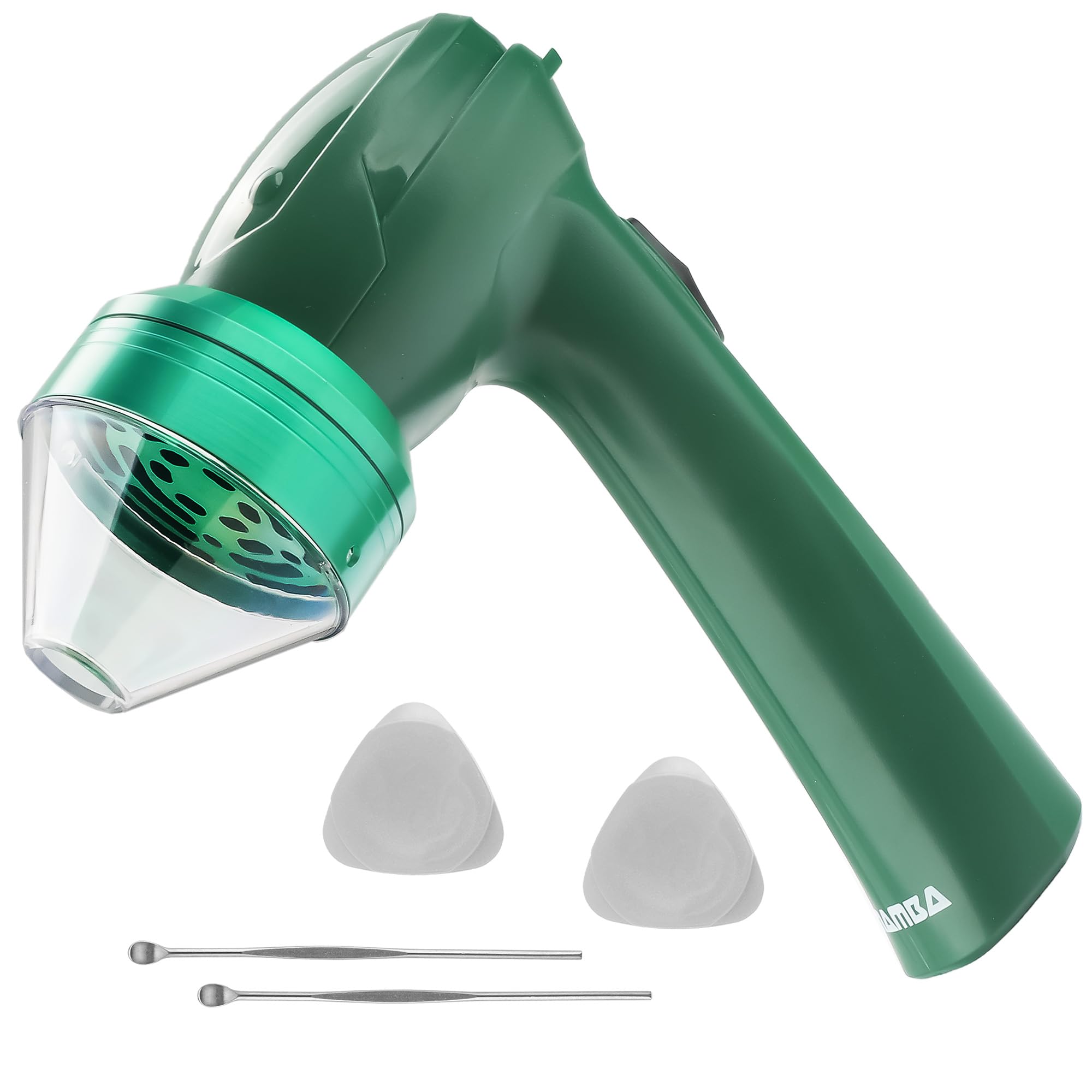 Mamba Grinders Electric Spice & Herb Grinder for the Kitchen. Easy to Use USB Rechargeable Grinder, 2g Green