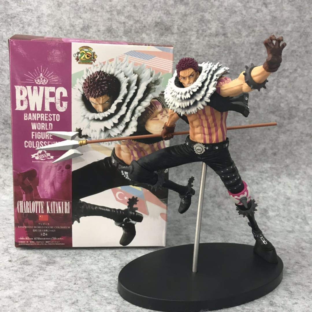 Romantic-Z Anime One Piece BWFC Charlotte Katakuri Action Figure Model Toy