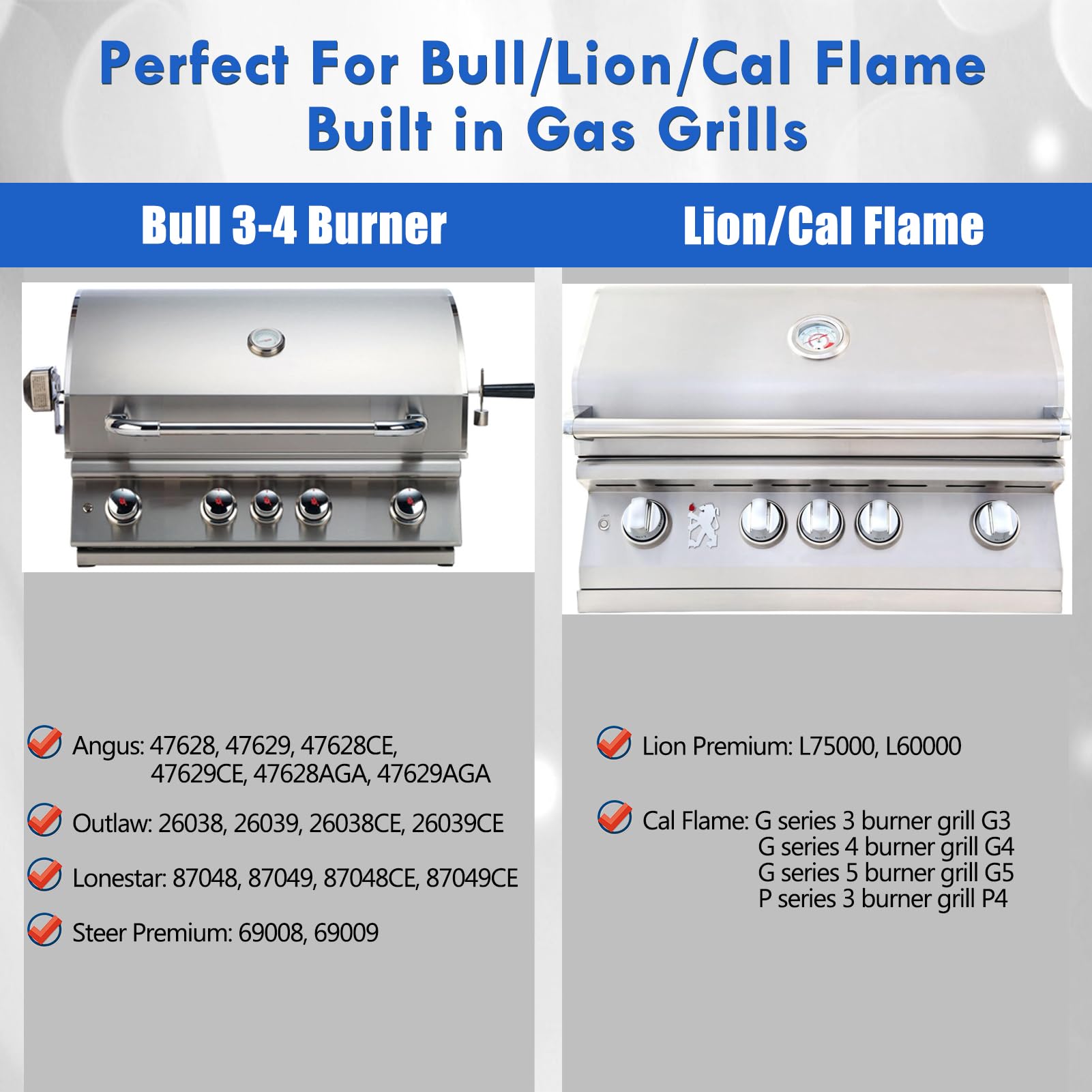 Hiorucet 47629 26038 Flame Tamer 4 Brûleurs Pièces De