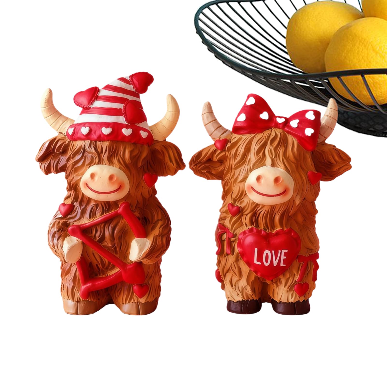 Figurines de vache pour chevet et armoire de chambre ambiance cocooning