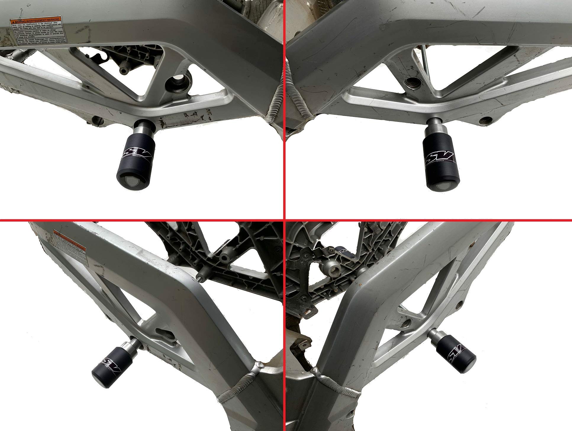 SUZUKI SV 650 1000 2003-... - TAMPONI PARACARENA PARATELAIO CRASH PADS PROTEZIONE