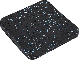 Demeras Alfombrillas Universales para Cinta de Correr, Almohadillas Antivibración de Goma Gruesa para Cintas de Correr y Bicicletas de Spinning, Juego de 4 Piezas, 100 X 100 X 12 Mm