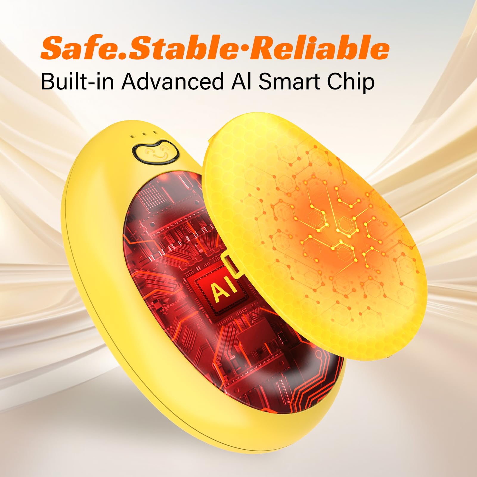 Chaufferette Main Reutilisable Chauffe-Mains Électrique, Chauffe