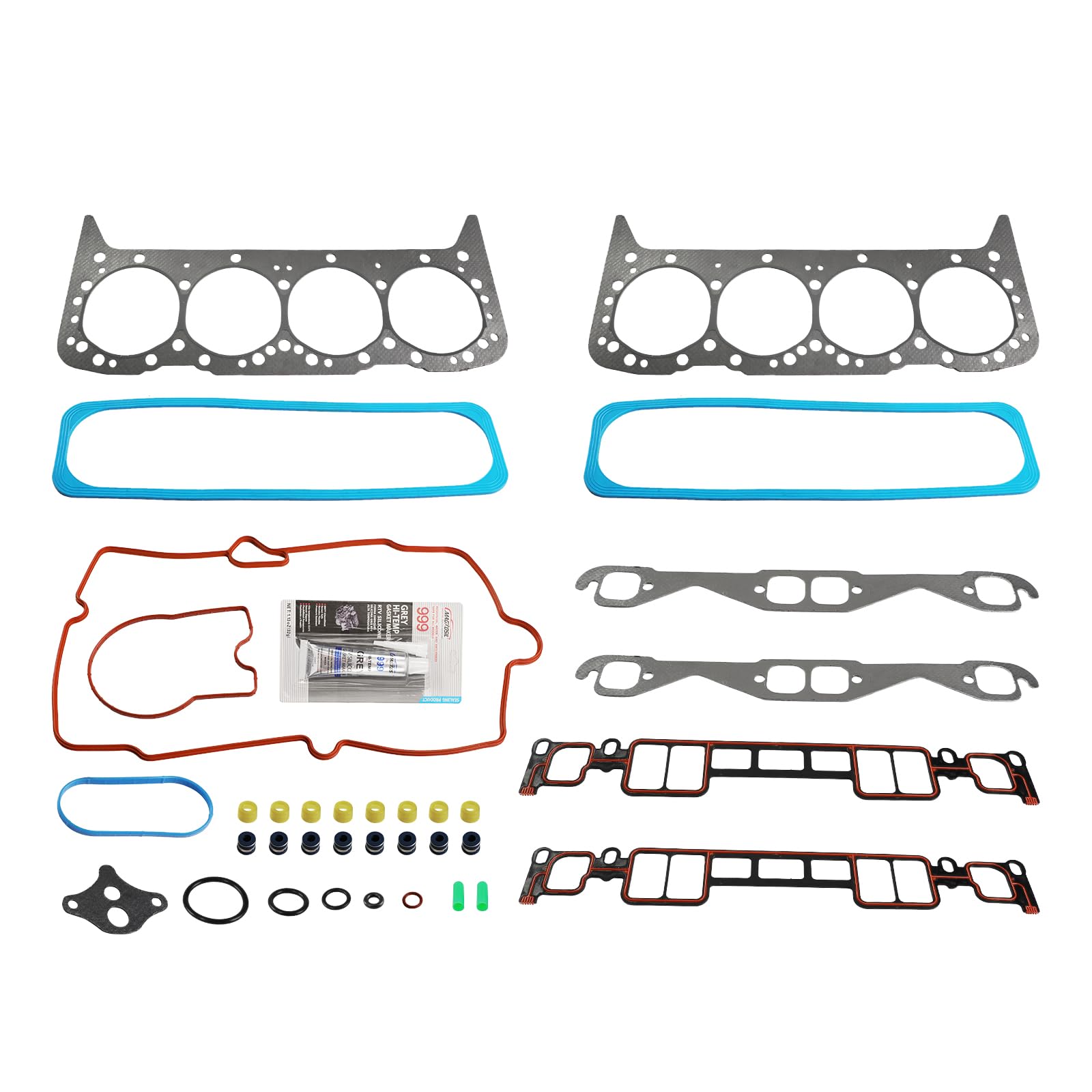 KAC Complete Cylinder Head Gasket Set For 5.7L GM Trucks & SUVs (96-02) - HS7733 PT-16 Kit