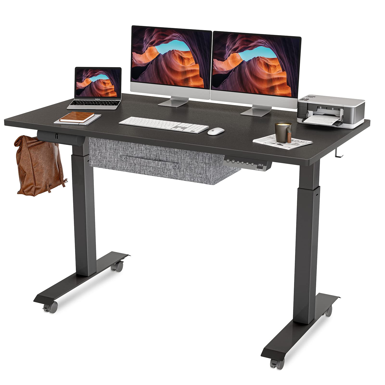 FEZIBO Electric Height Adjustable Standing Desk 