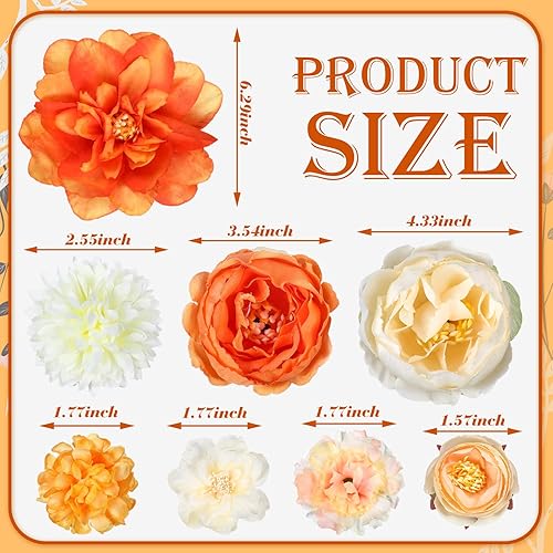 Miniatura 9 de BBTO 21 pinzas para el cabello con diseño de flores, pasadores para el cabello de mujer, accesorios para el cabello de flores, pinzas para el