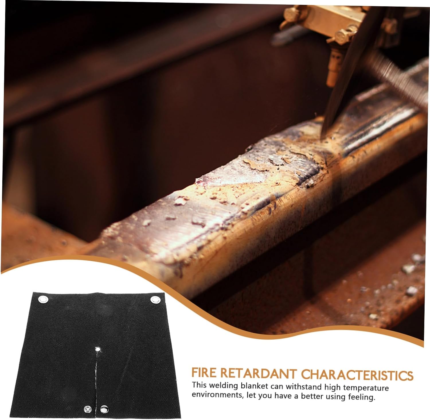 Welding Blanket Fireproof Fiberglass Fire Retardant Mat for Soldering Blanket Welding Protection