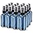 Wedama Spray Bottle, 4 oz Fine Mist Glass Spray Bottles, Little Refillable Liquid Containers for Watering Flowers Cleaning (16 Pack Indigo Blue)