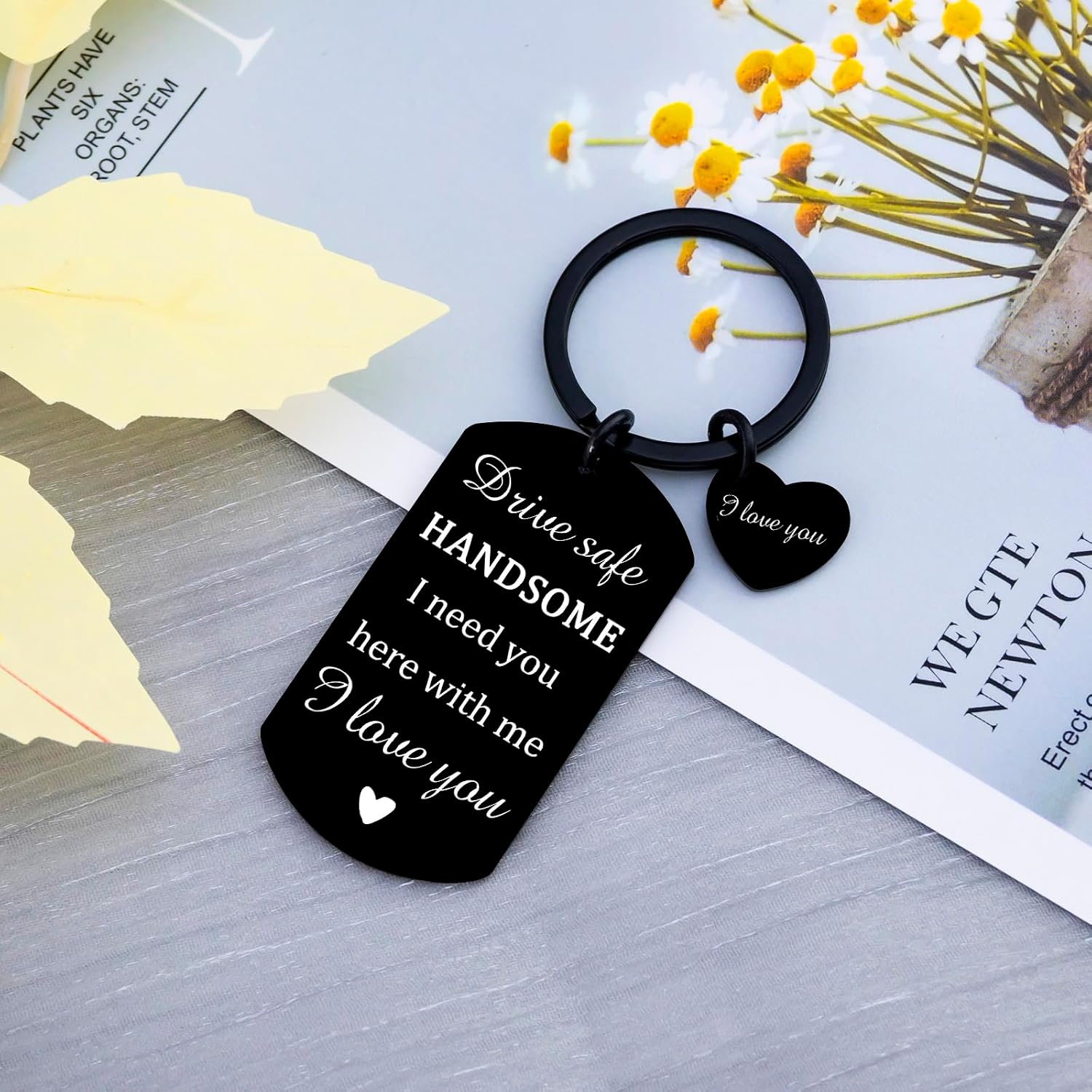 Drive Safe Keychain Cool Gifts for Men Husband Boyfriend image 3