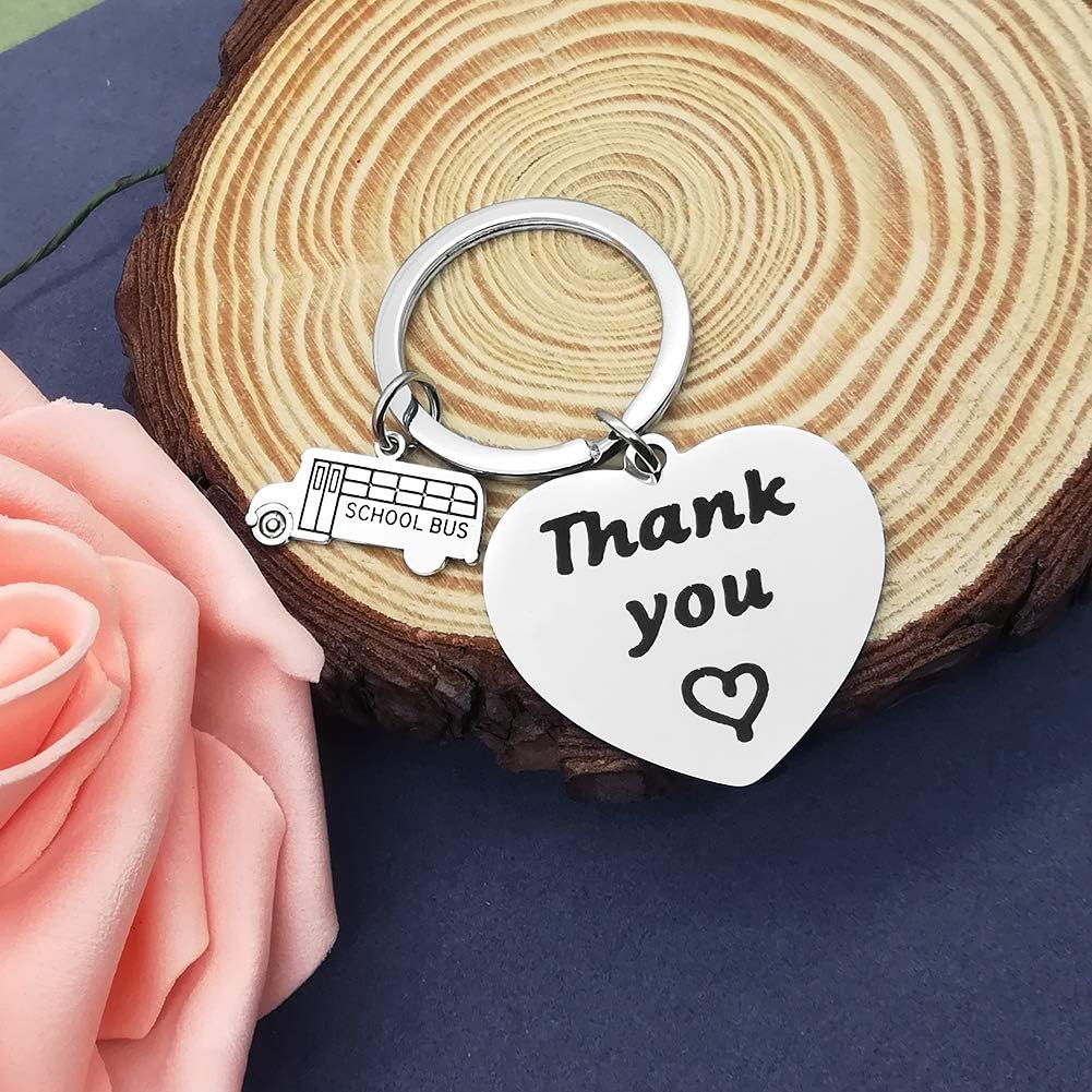 Miniatura 4 de Llavero de agradecimiento para el conductor de autobús escolar, regalo de agradecimiento para el conductor de autobús escolar, llavero de autobús