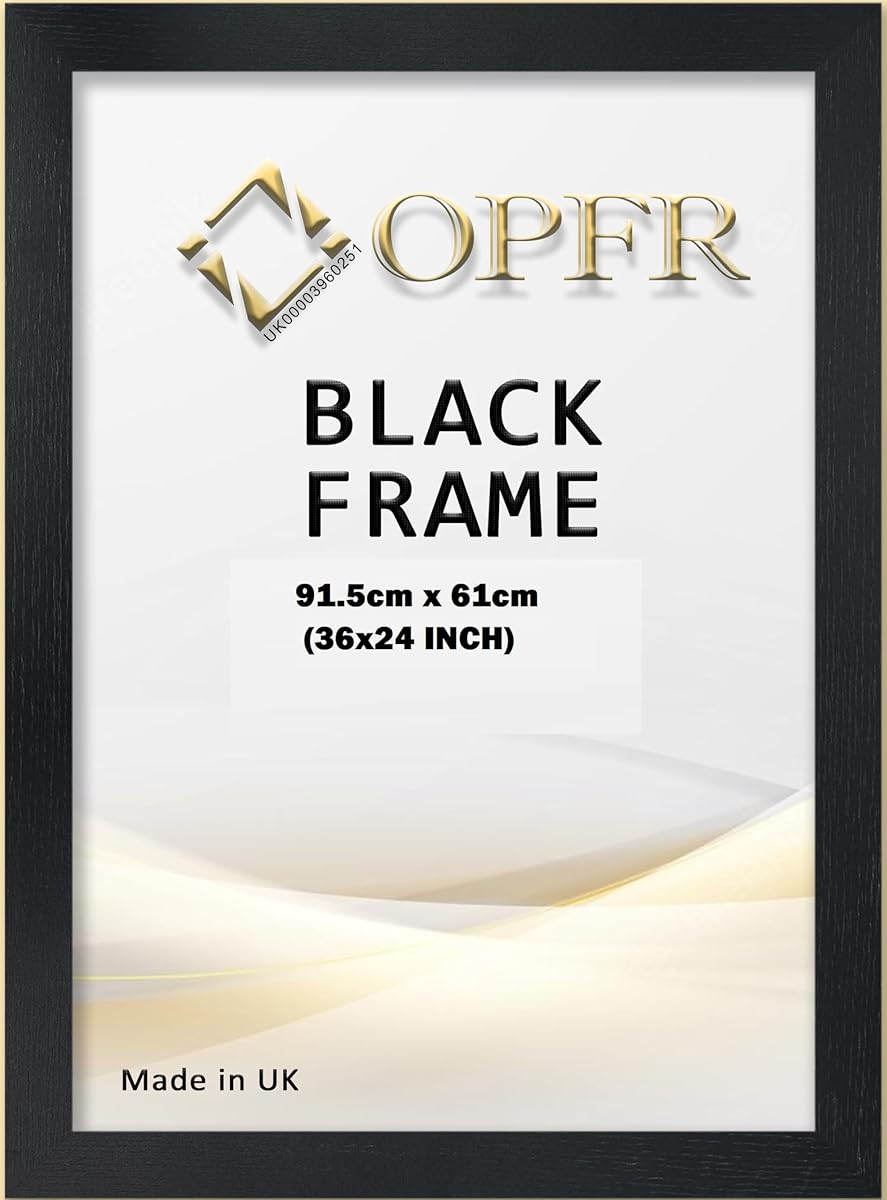 Black Maxi Poster Frame 91.5 x 61cm (36"x24" Inch)