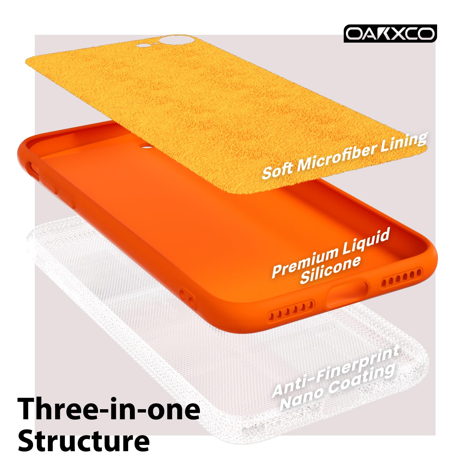oakxco for iPhone 16 Pro Max Case Liquid Silicone, Soft Rubber Gel Elegant Aesthetic Basic Simple Cover, Cute Thin Slim TPU Matte Solid Color Plain Smooth Case for Women Girl, Light Pink — view 49