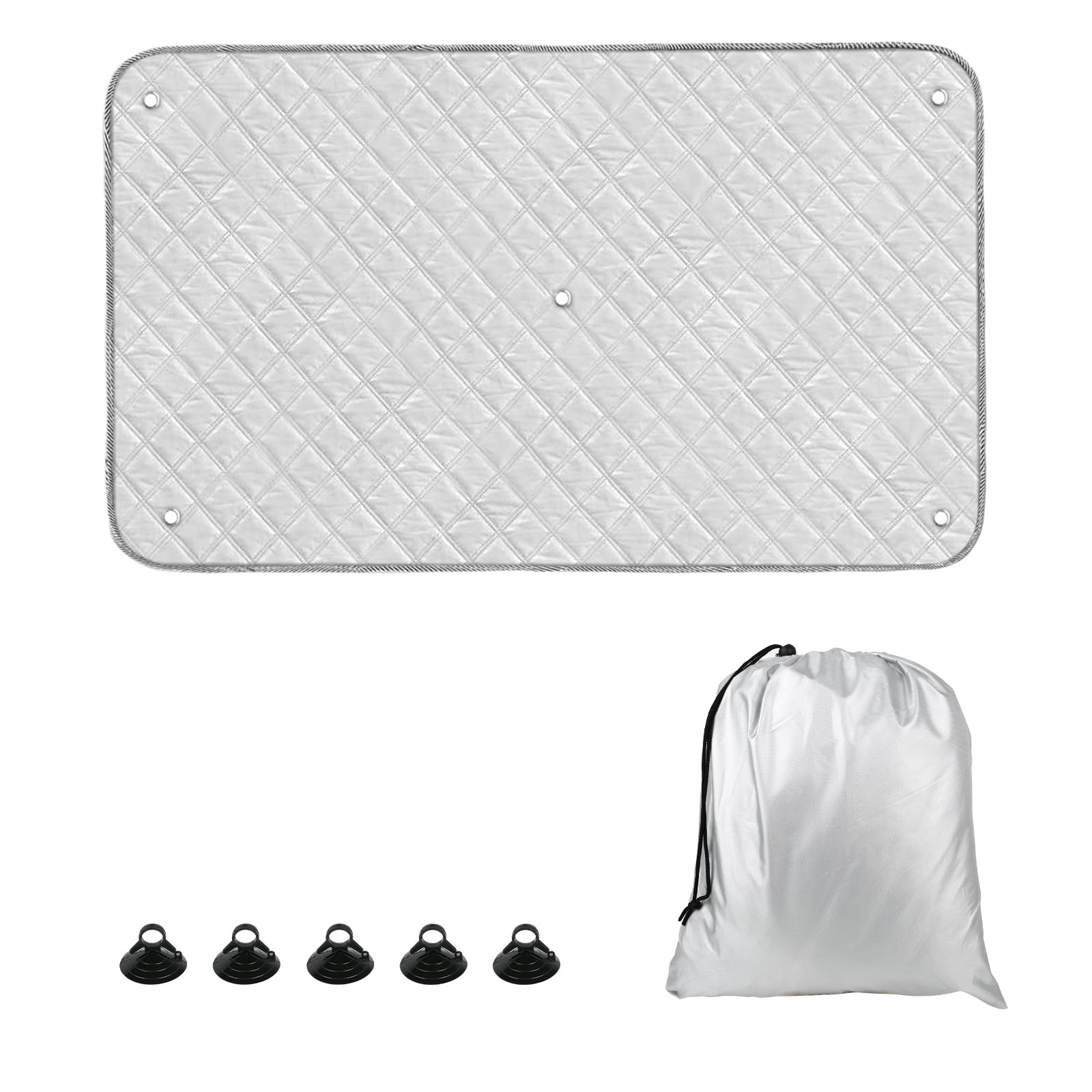 Pare-Soleil pour Pare-Brise Compatible avec Fiat Ducato 2006-2025, Pare-Soleil pour Vitres Latérales de Portes Coulissantes