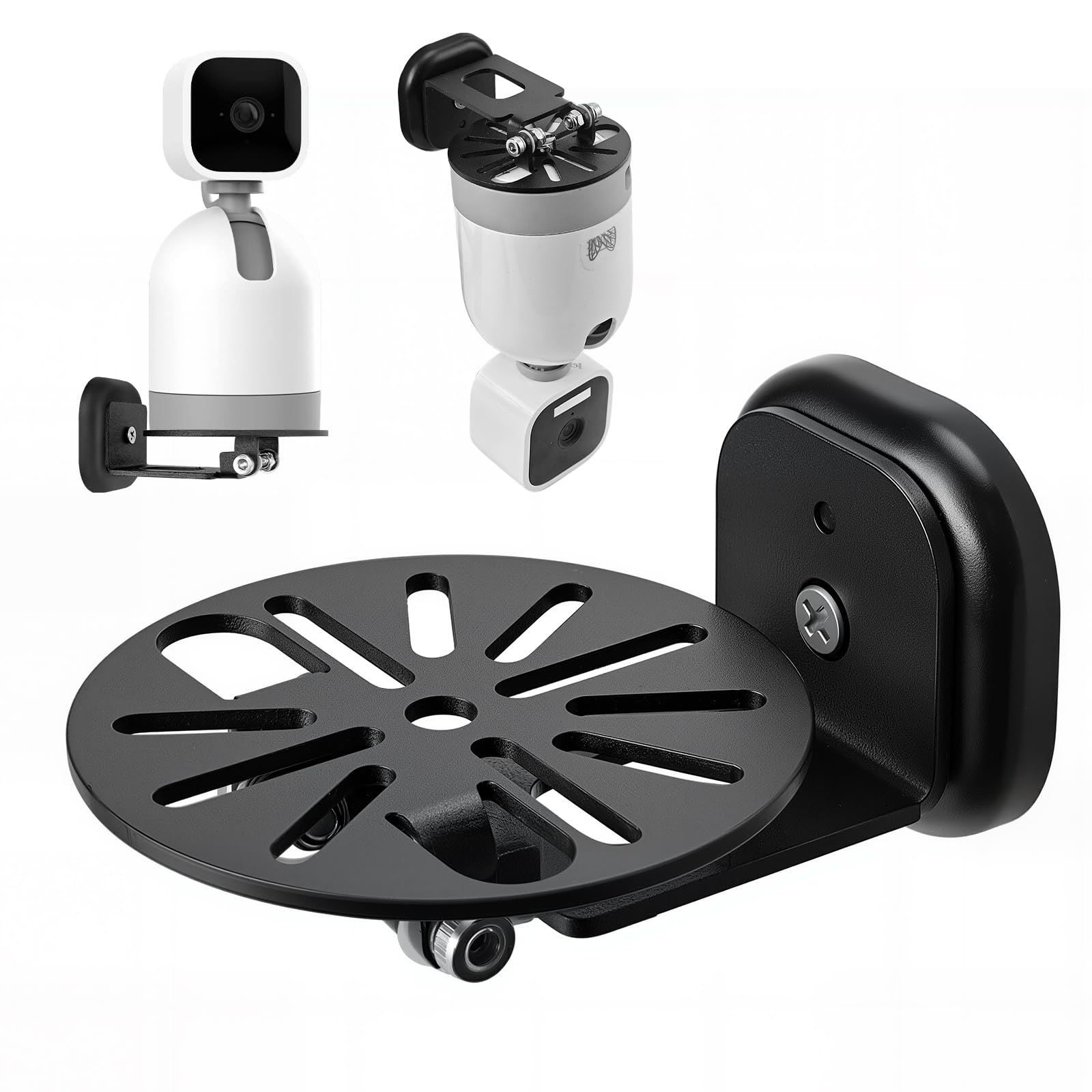 Magnetyczny uchwyt na kamerę kompatybilny z kamerami Blink Mini i Blink Pan-Tilt, TP-Link, Wyze Cam i Enfy, silny magnetyczny, bez wiercenia uchwyt kamery bezpieczeństwa do powierzchni
