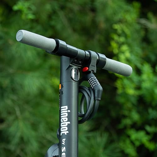Miniatura 12 de Segway Ninebot - Candado de cable con contraseña para bicicletas y scooters, color negro