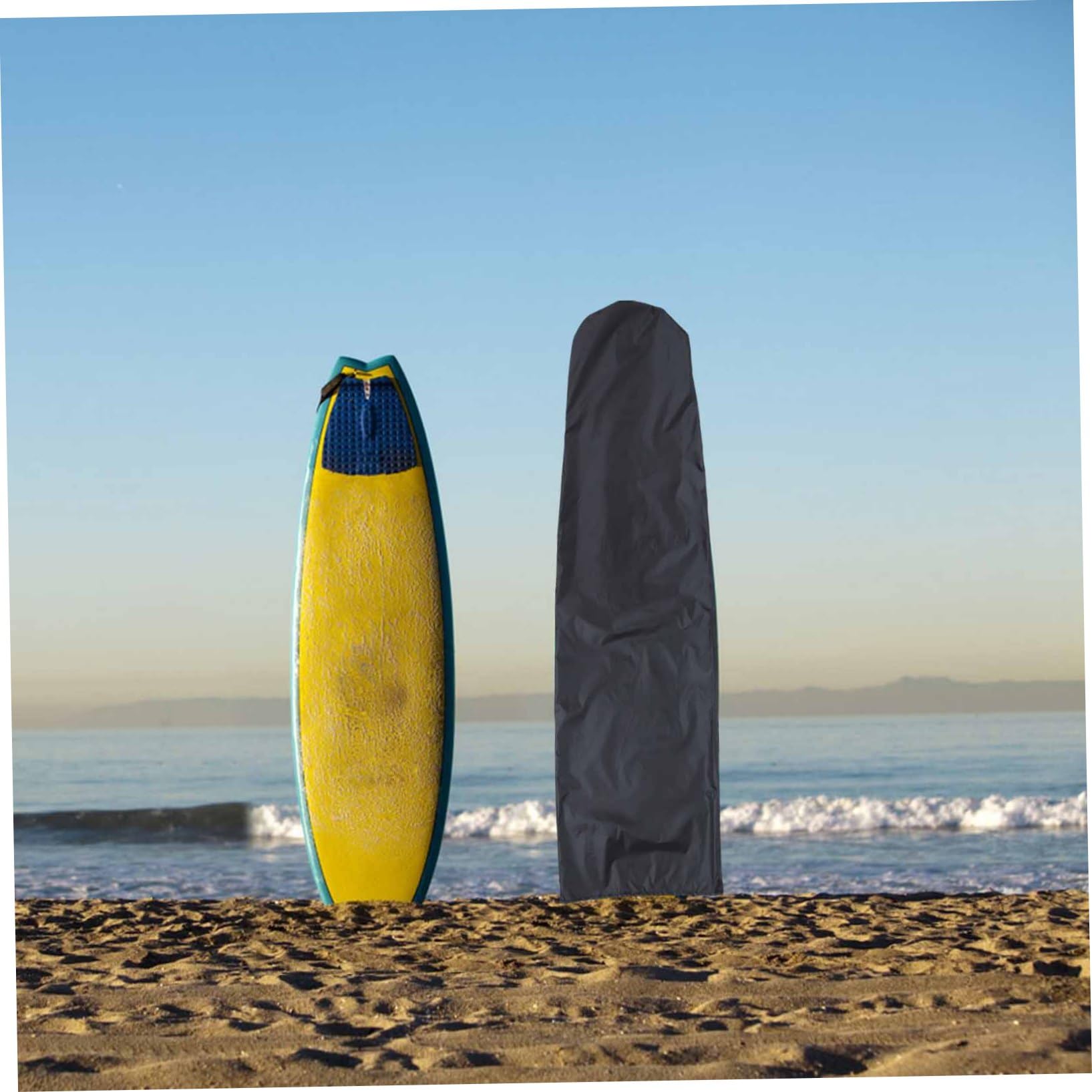 Mipcase Housse De pour Planche De Surf De Snowboard Léger Décoratif Anti-Rayures Anti-poussière Noir Facile À Laver