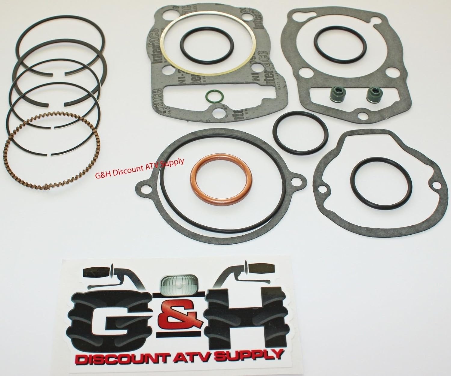 Piston RINGS & TOP GASKET KIT SET (Standard 65.00mm 4th