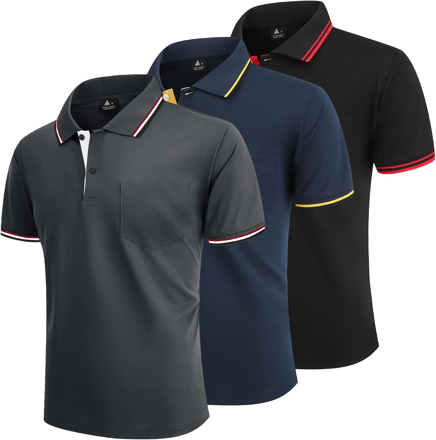4036 Black, Dark Grey, Navy Blue