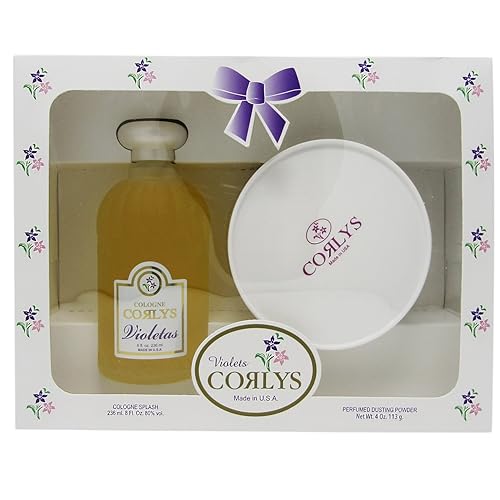 Colonia Corlys Violet Baby y polvo perfumado