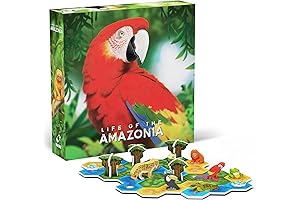 Life of The Amazonia I Jungle Building Board Game I Puzzle & Strategy