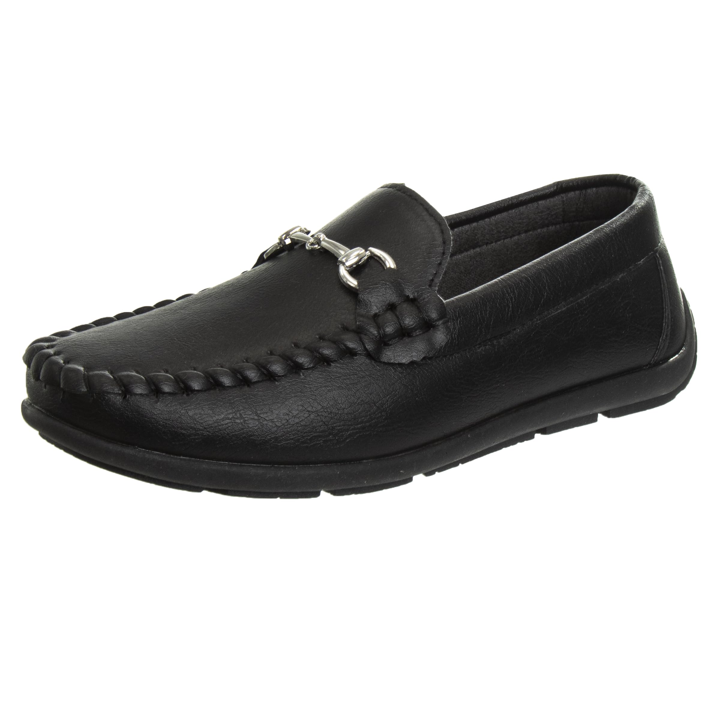 JosmoBoys Moccasin Driving Loafers - Casual Dress Penny Slip On Boat Shoes (Toddlers - Little Kids - Big Kids)
