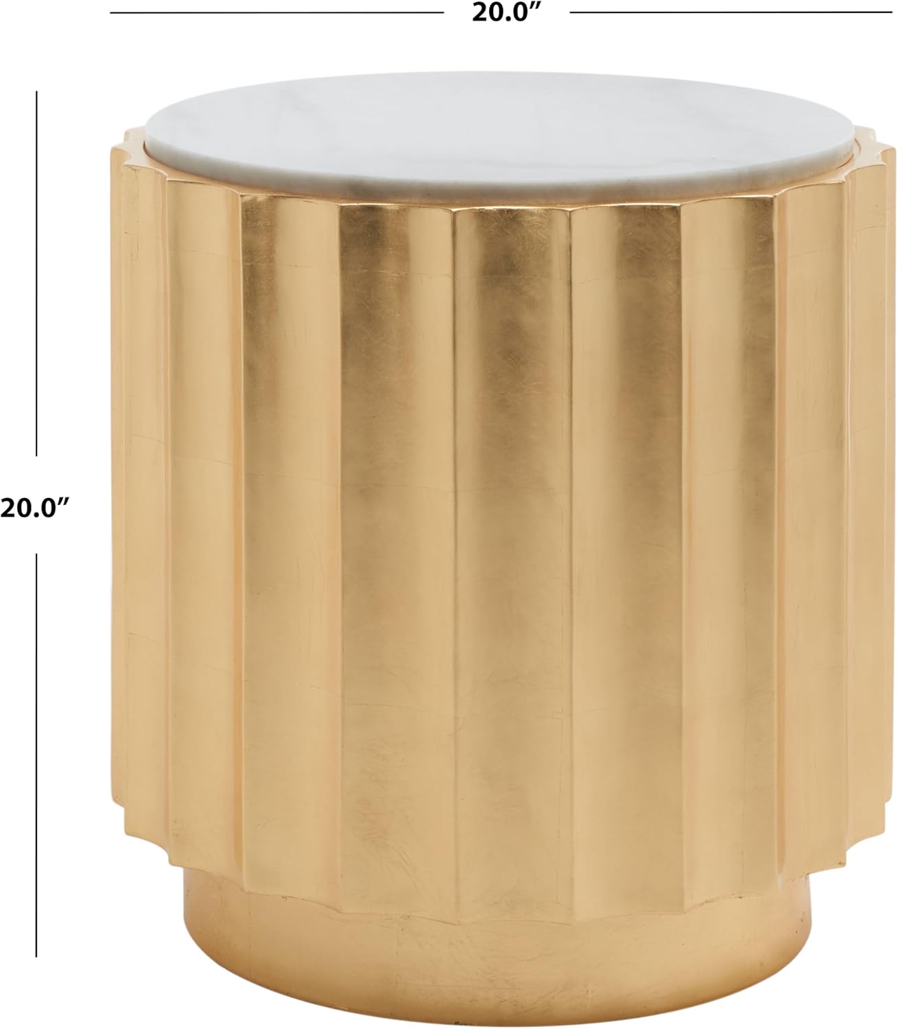 Safavieh Home Collection Elodie Gold Side Table