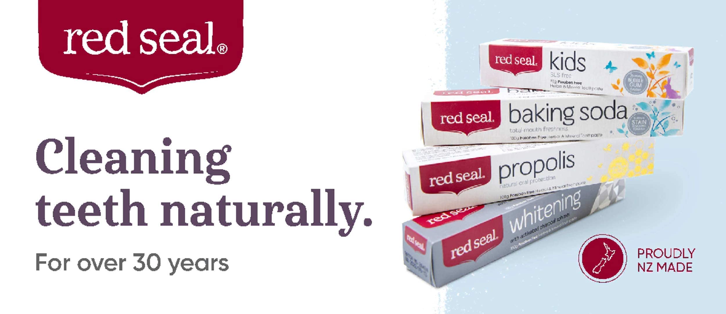 Red Seal Baking Soda Toothpaste Neutralizes Plaque Acids, Nourishes, Protects Teeth & Gum