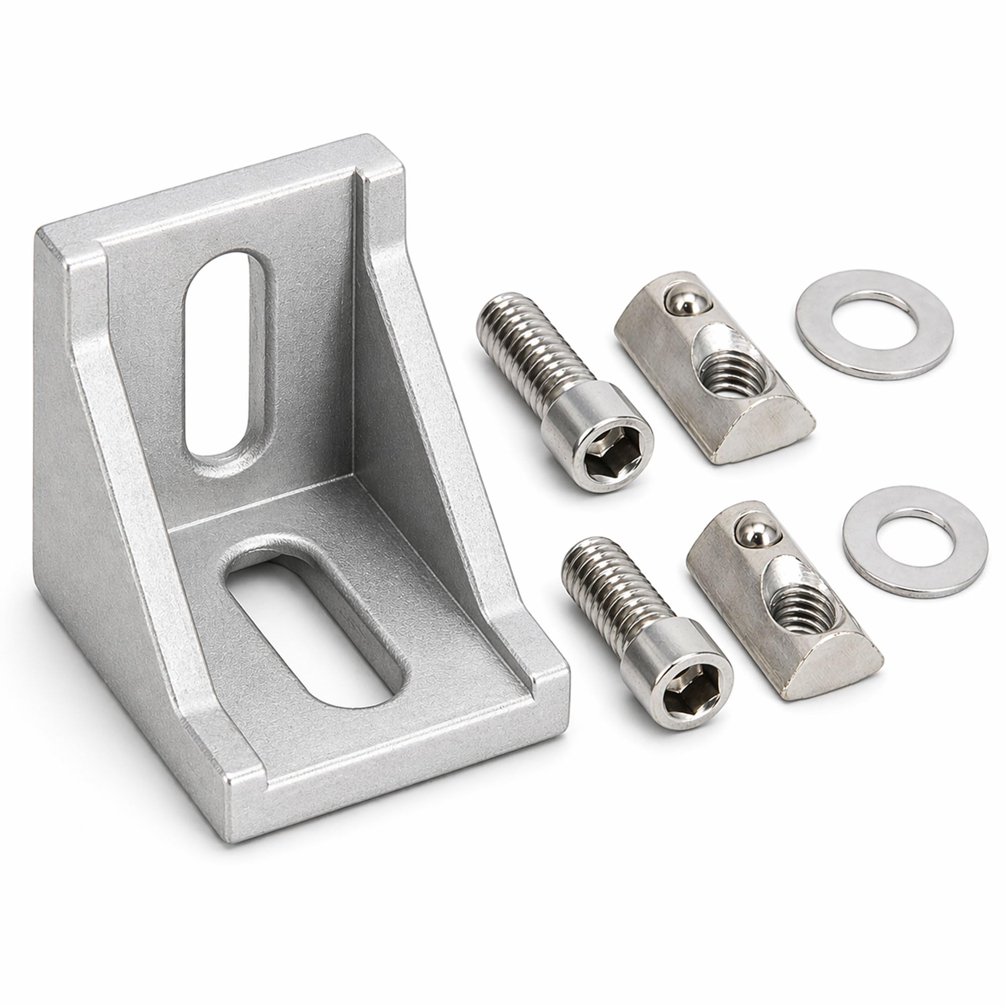 SCHMIDT systemprofile 50x Eckwinkel Nut 8 39x39x35mm Alu Profil Winkel-Verbinder Eckverbinder 40x40 Aluprofil-Zubehör