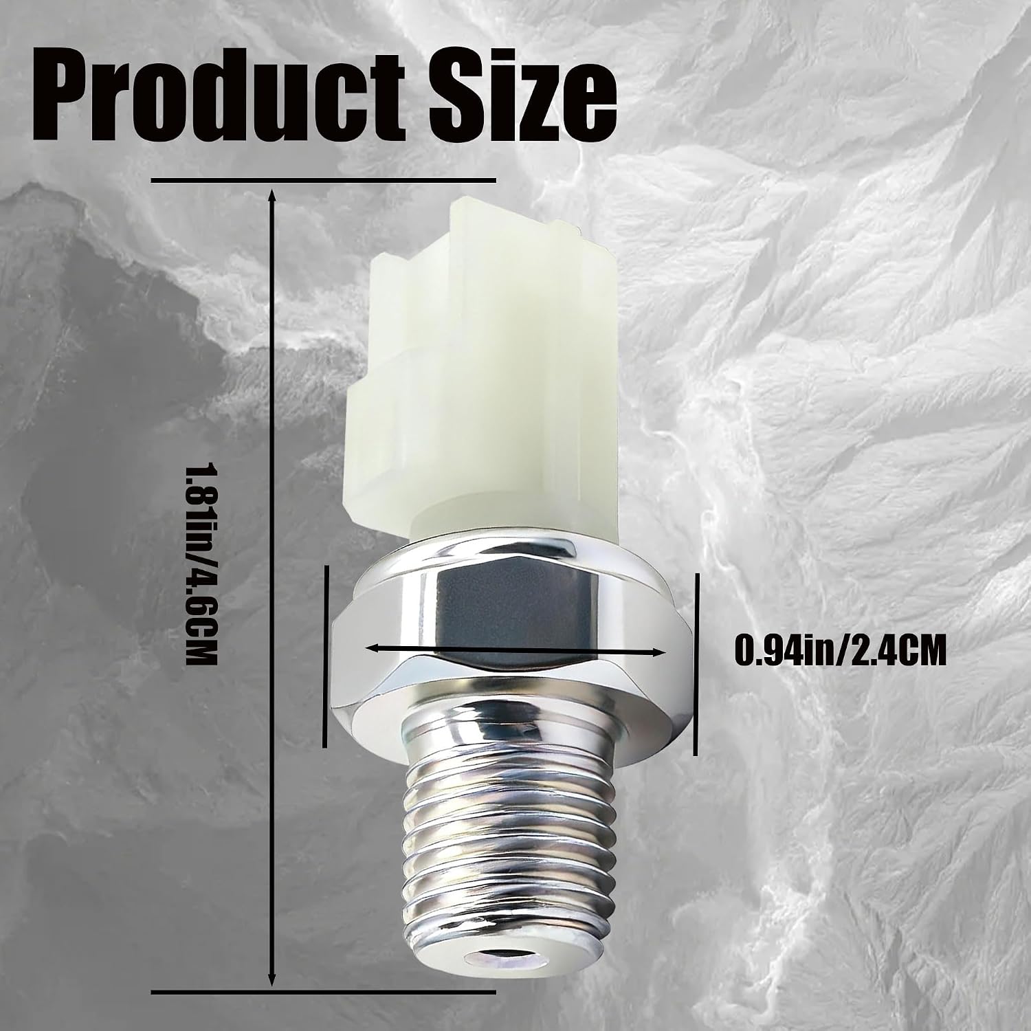 Engine Oil Pressure Switch Sensor Compatible with Ford F-150 F-250 F-350 E-150 E-250 E-350 Super Duty Crown Victoria Lincoln Continental Mercury Grand Marquis, Replaces 1U5T9278DA 1U5Z9278DA 6U5Z9278D