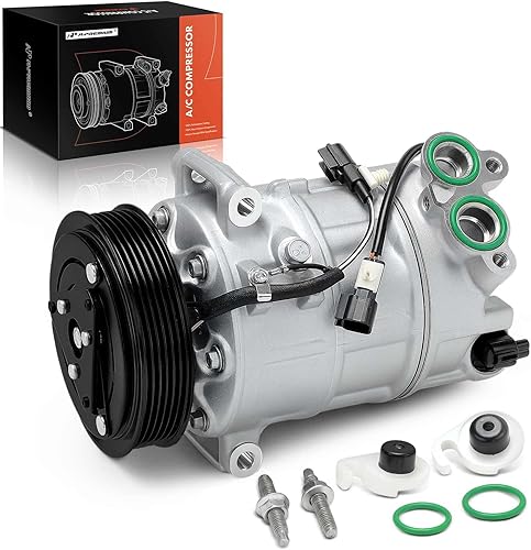 A-Premium Compresor de CA con embrague compatible con Volvo XC60 2.0L 2015-2017, XC90 2.0L 2017-2019, S60 2.0L 2017-2018, XC70 2015-2016, S80 S90