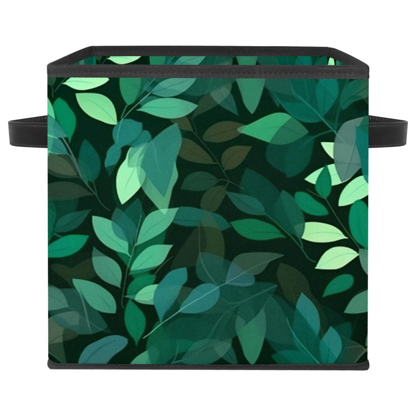 Organiseur de maison motif feuilles pour placard de chambre et étagères de salon