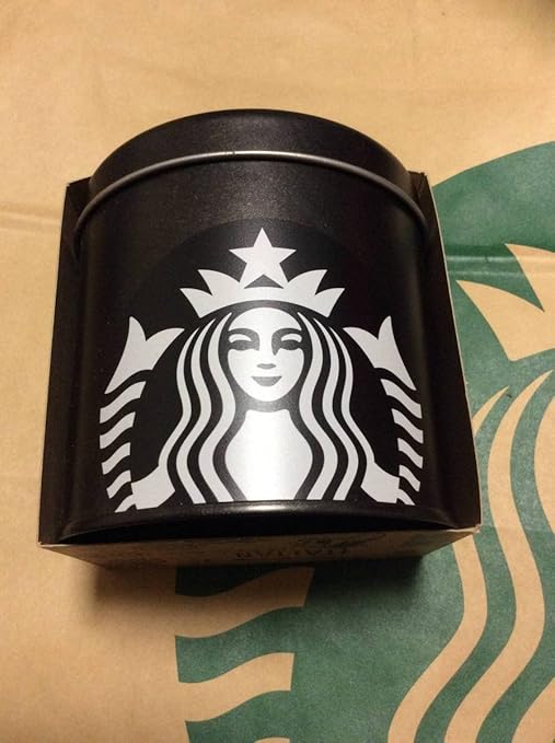 Amazon Co Jp スターバックス キャニスター 缶 サイレン ブラック ゴールド ホビー