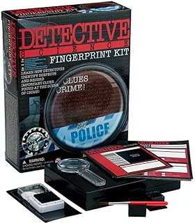 مجموعة بصمات أصابع - متحف العلوم، بلاستيك، أسود