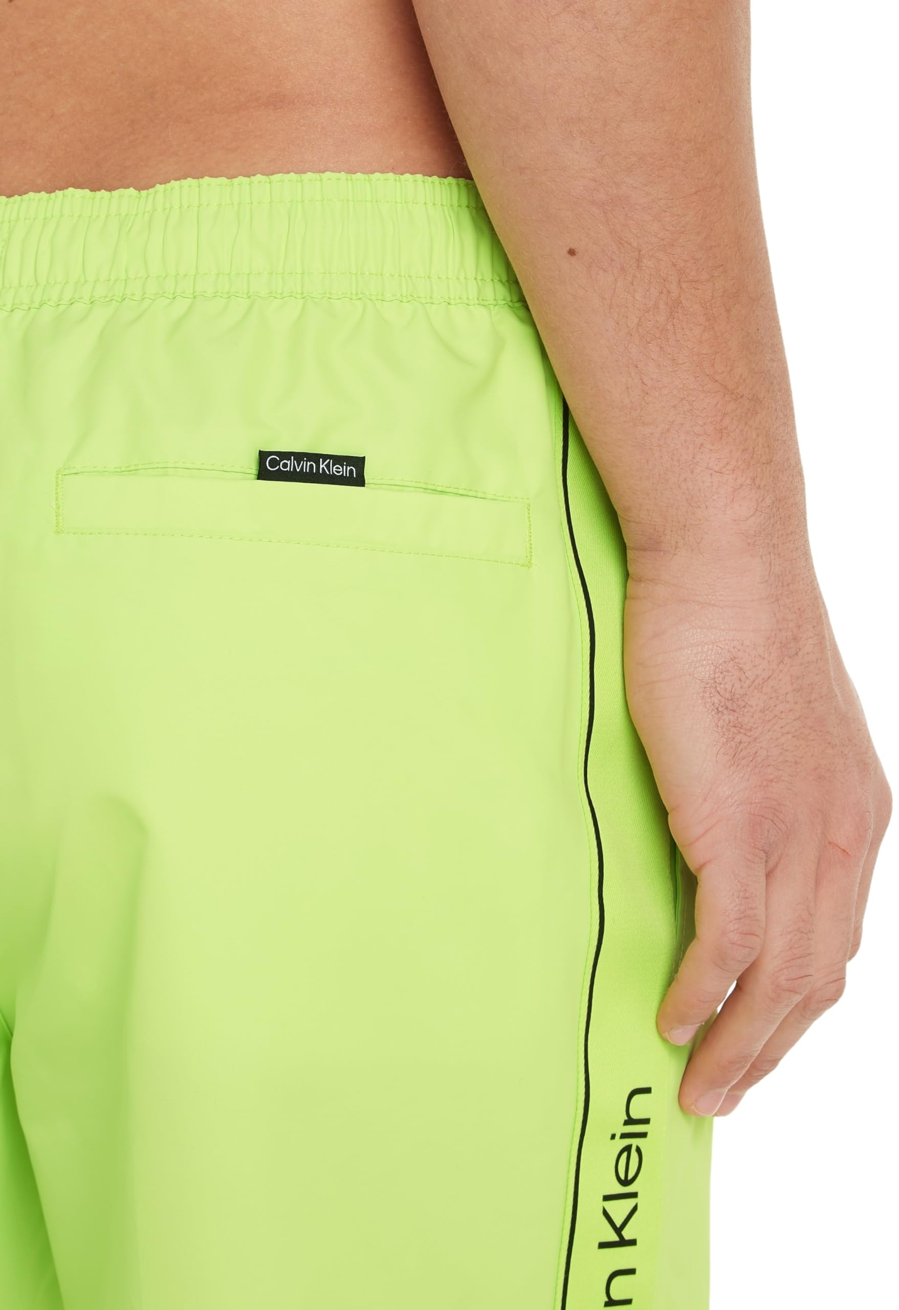 Calvin Klein Hombre Bañador Medium Drawstring Pernera Larga