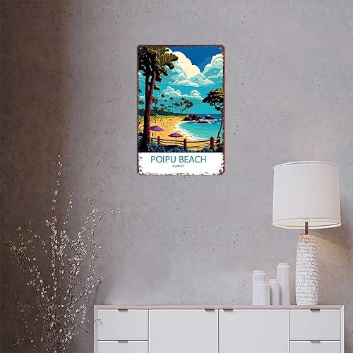 Miniatura 4 de Funny Signs Poster 8x12inch Aluminum metal Tin Sign Poipu Croatia Wall Art Decoration Painting For Home Room Office Decor
