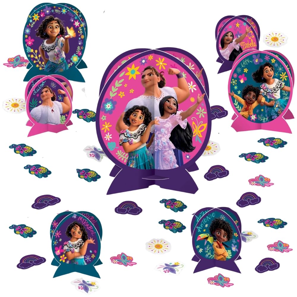 Encanto Table Centerpiece Kit (27 Pc Set) - High-Quality & Sturdy, Perfect Party Essential For Themed Parties & Events