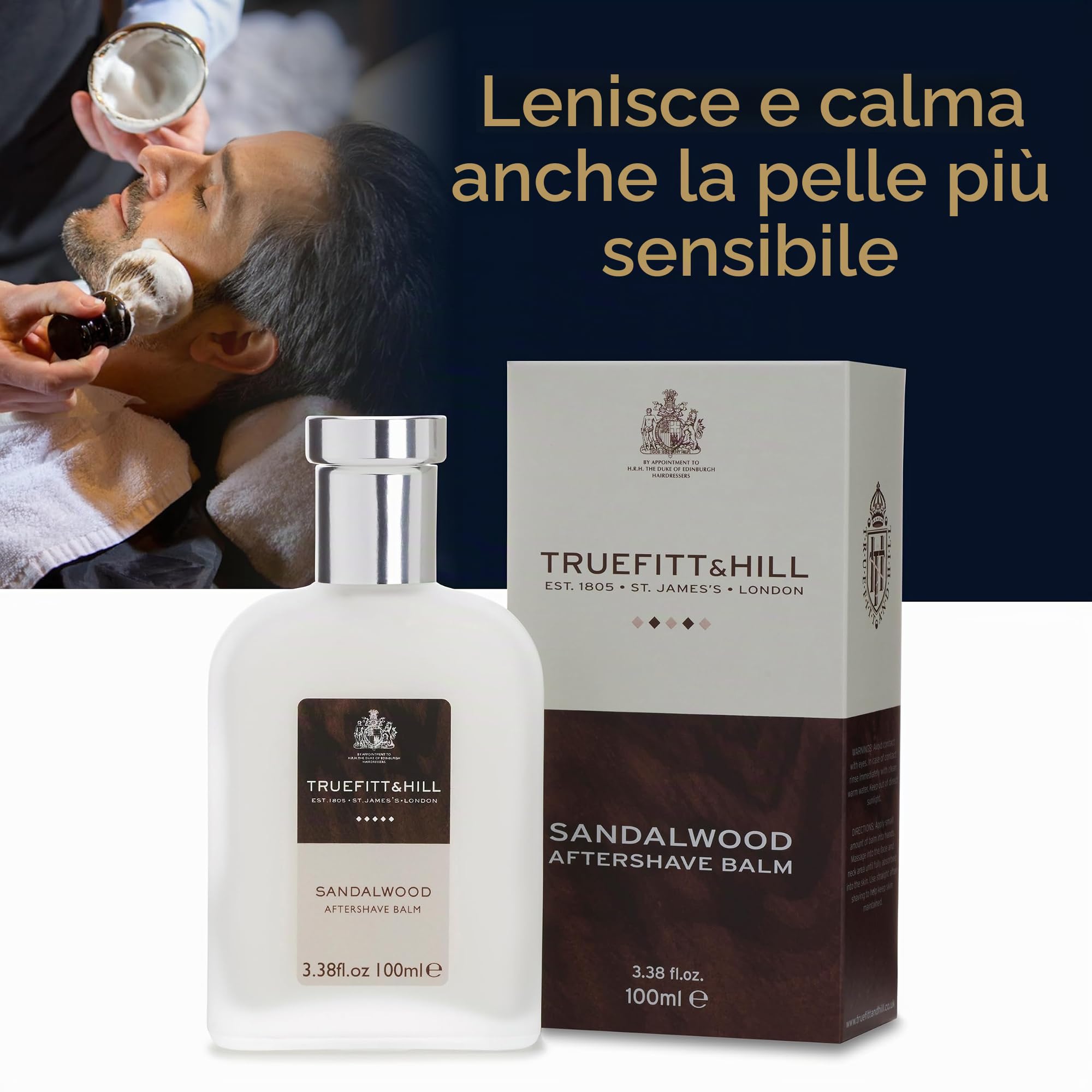 Truefitt & Hill 100ml Nuovo sandalo Balsamo dopobarba