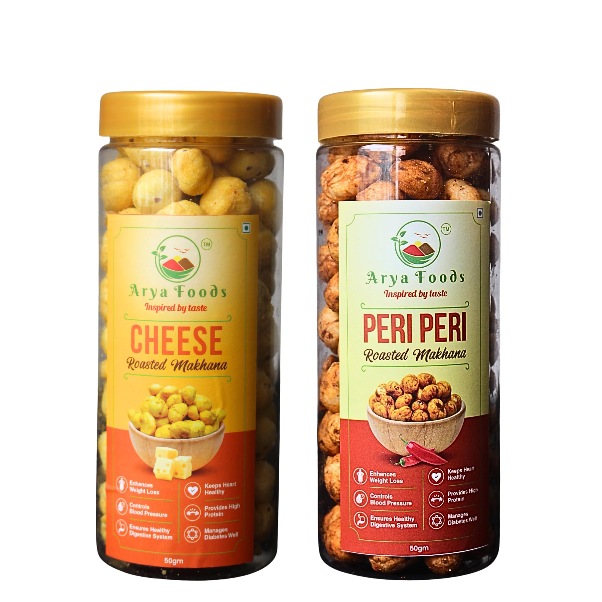 Makhana Magic Pack – Peri Peri Makhana 50g and Cheese Makhana 50g | Healthy Gluten-Free Snack | Arya Foods | High Protein | Low Calorie | Lotus Seeds | Combo Pack | Pack of 2 | 2 x 50g (B0CR428LVN) Amazon Price History, Amazon Price Tracker