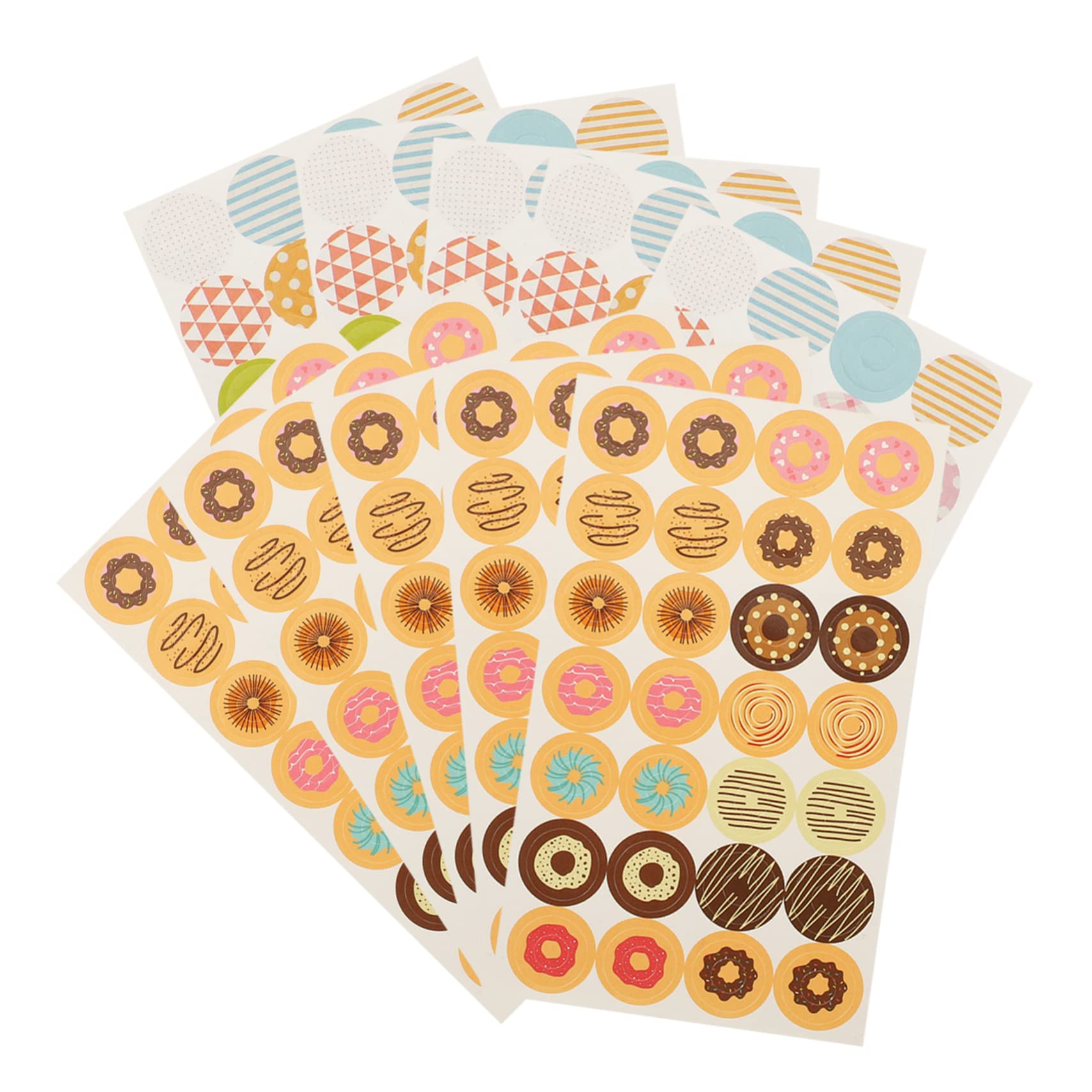 DOITOOL 5 Set Adesivi Per Carta Etichette Circolari Per Raccoglitori Adesivi Decorativi Per Ufficio E Scuola Facile Applicazione Per Documenti E Lavoretti Creativi 1120 Pezzi*5