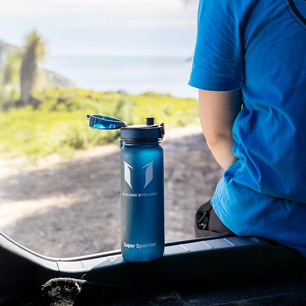 Super Sparrow Botella de Agua Deportiva -350ml & 500ml & 750ml & 1000ml - Sin BPA - 4