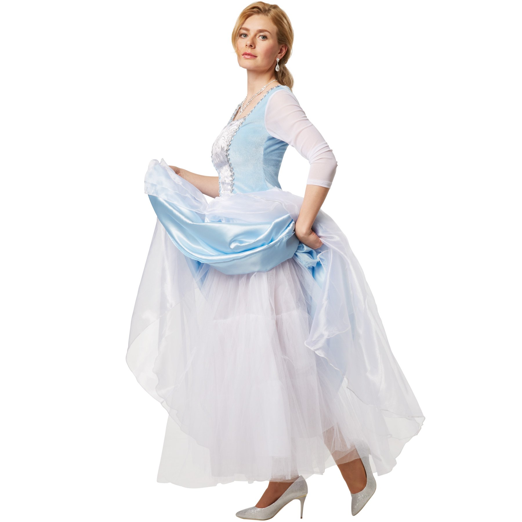 dressforfun Unterrock Tüll Petticoat | OneSize | Petticoat aus 3-lagigem Tüll mit eingenähtem Satinunterrock