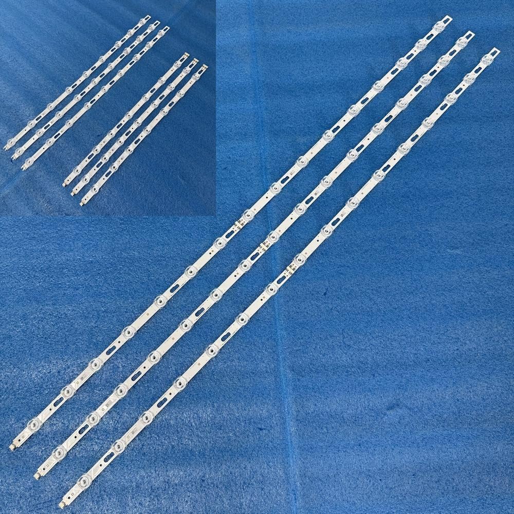 6 Unids/set Tira De LED For Samsung TU50DU7100K UA50DU7000K UA50DU7000S UA50DU7000U UA50DU7000G UA50DU7700J BN96-58284A UA50DU7660K(6pcs set For 1 TV)